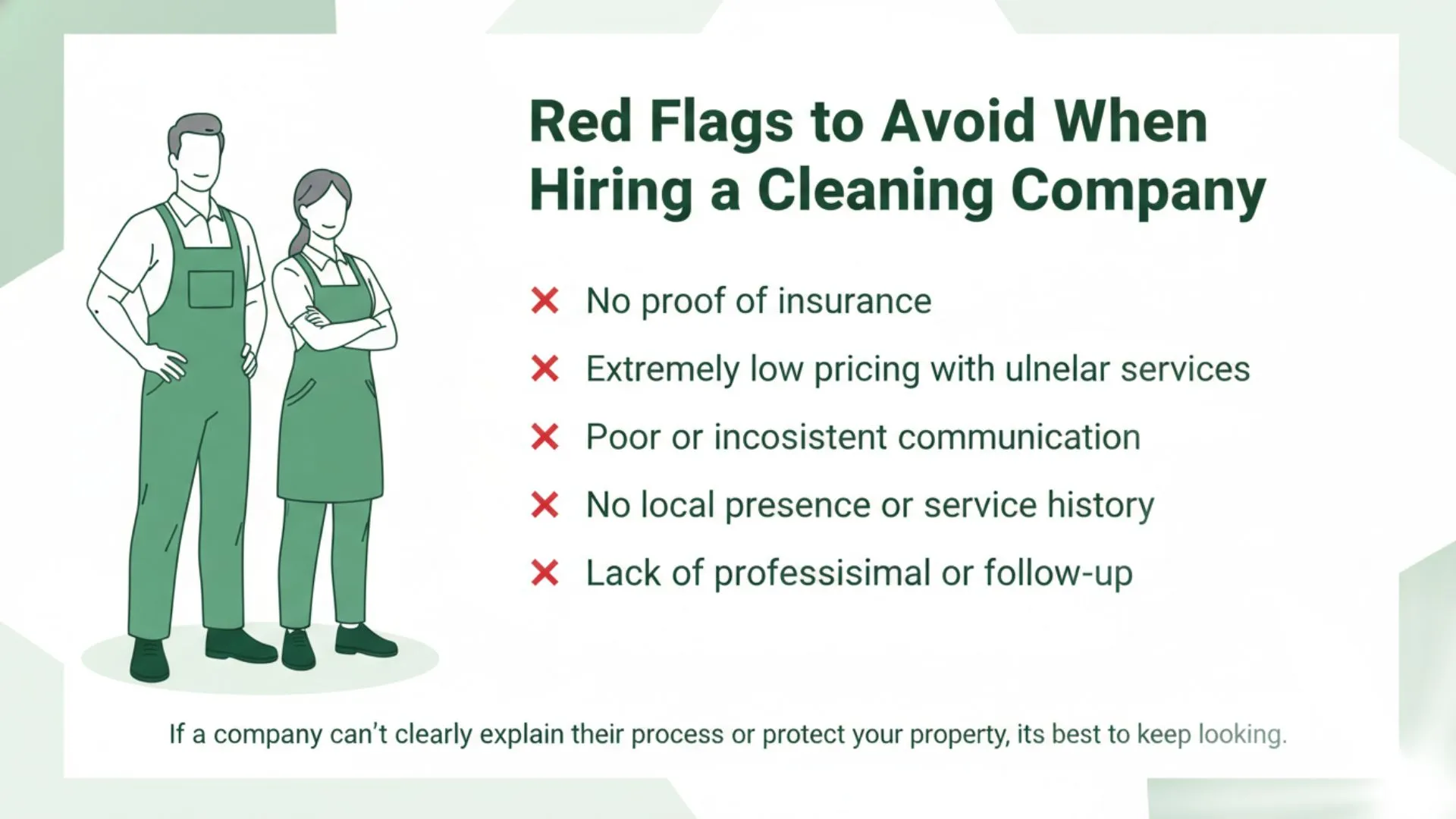 hiring a cleaning company