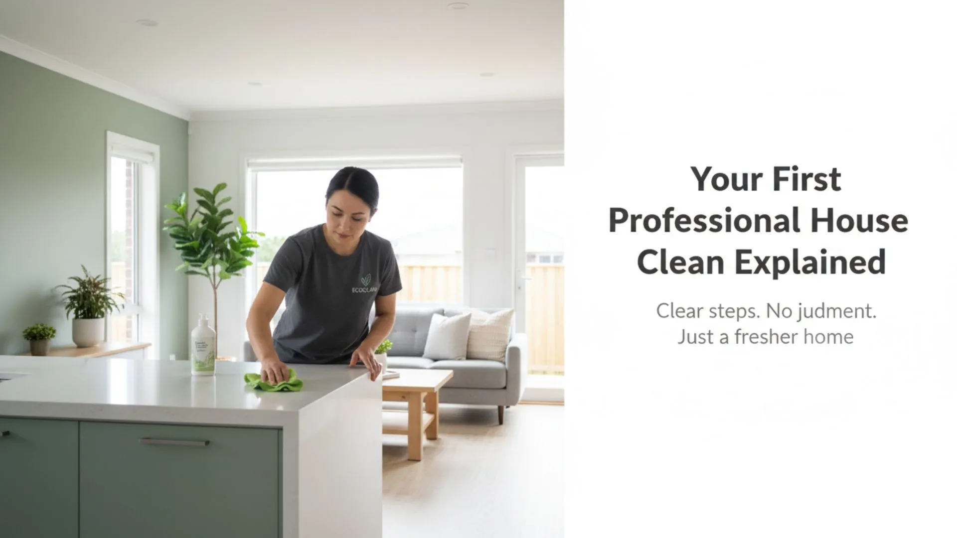 professional house cleaning process step by step